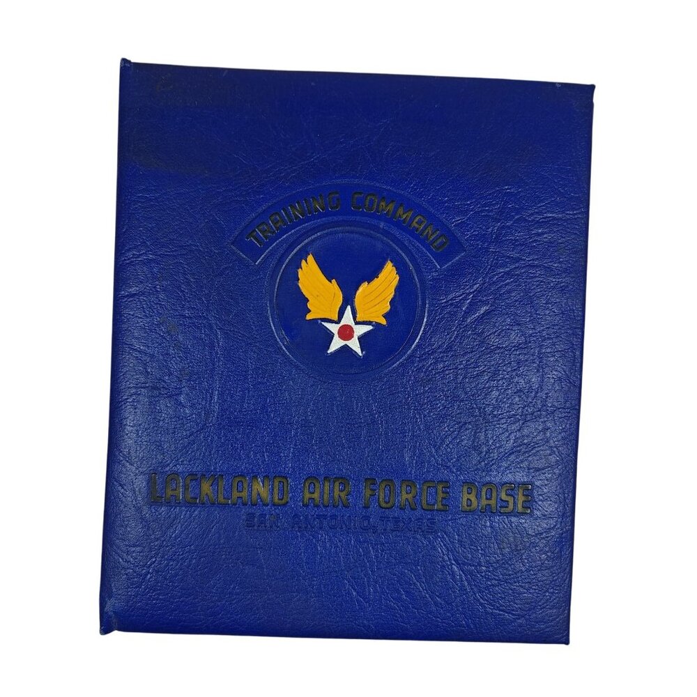 1949 Lackland Air Force Base Calendar Training Command Vintage Militaria Decor